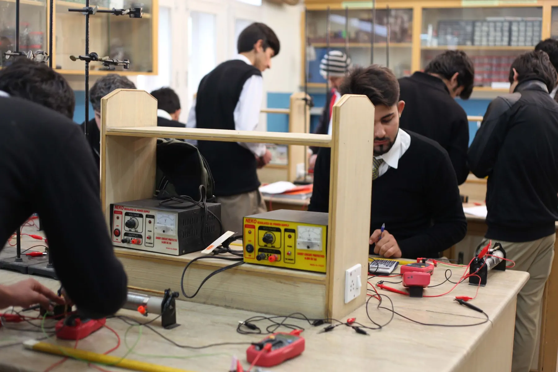 A sound-aware smart room style build, as students make in Class 12